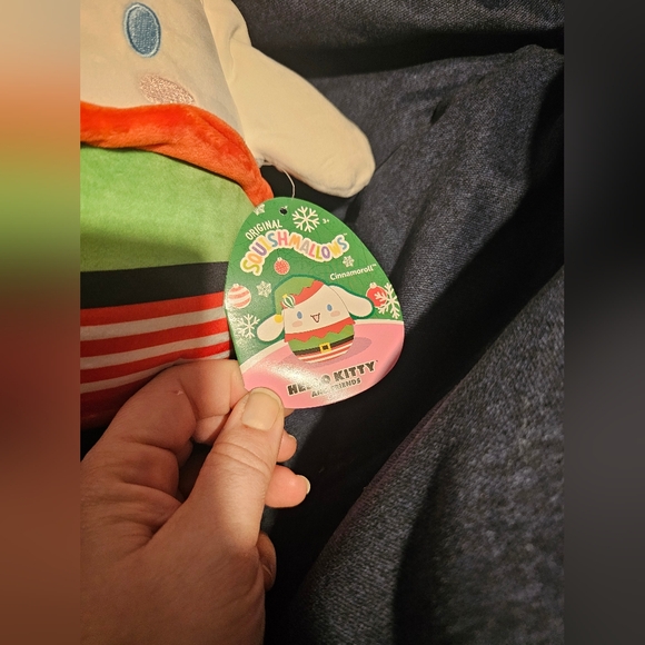 Squishmallow Kellytoy Plush Sanrio Hello Kitty & Friends 8" Cinnamoroll Elf NWT - Picture 3 of 8